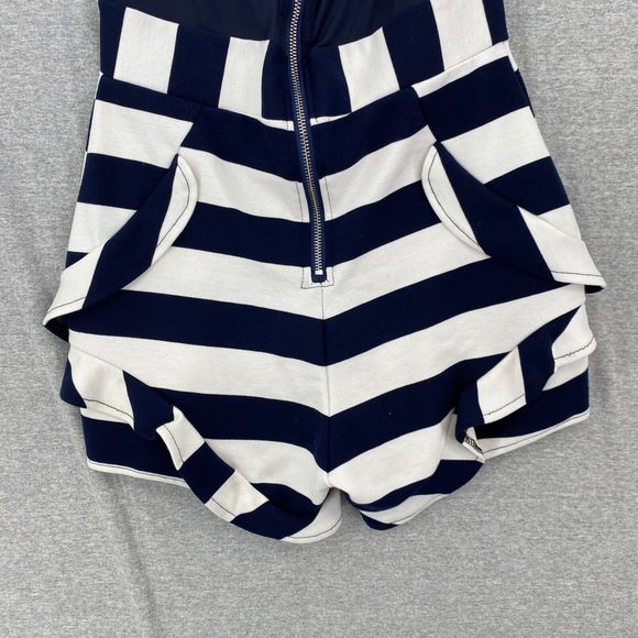 Elegant Striped Strapless Jumpsuit - Picture 9 of 13